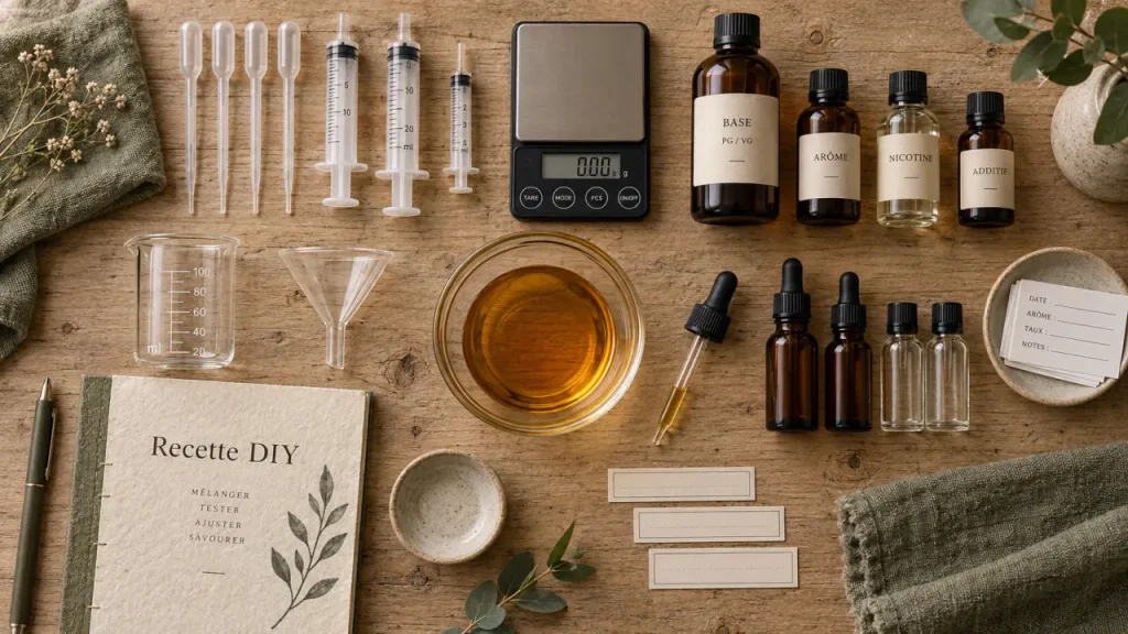 Réussir son DIY vap : précision, matériel et maturation font la différence